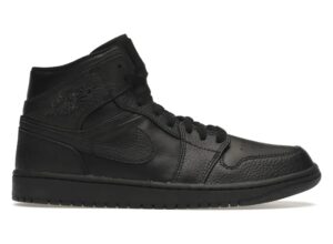 Jordan 1 Mid Triple Black