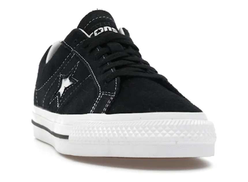 Converse One Star Pro Ox Black Black White - Image 3