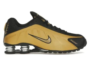 Nike Shox R4 Black Metallic Gold (Women's)