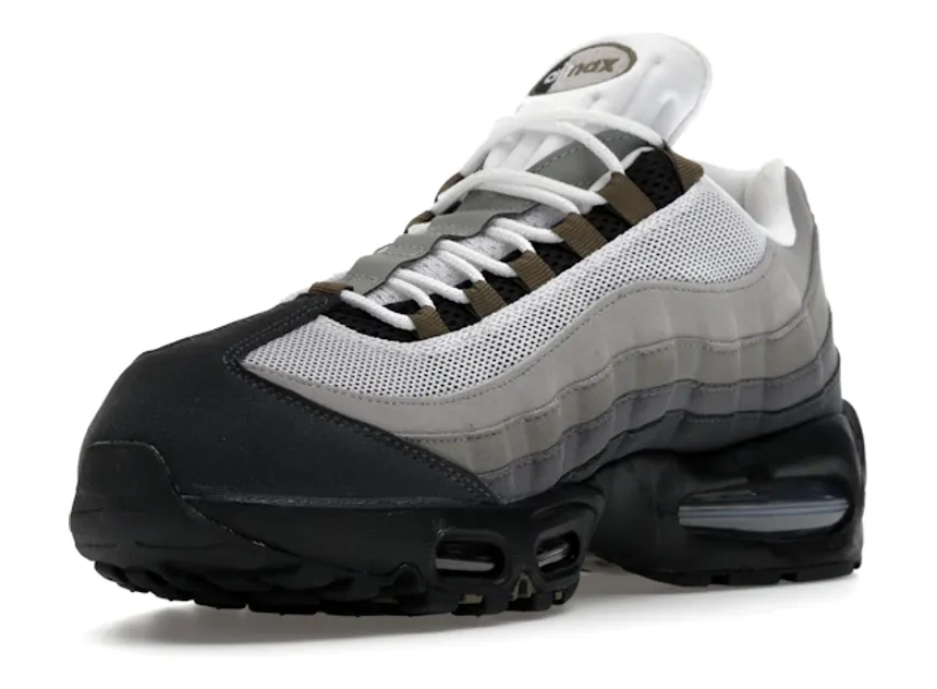Nike Air Max 95 OG Big Bubble Black Medium Olive (Women's) - Image 5