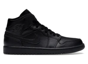 Jordan 1 Mid Triple Black