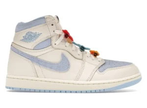 Jordan 1 Retro High OG Pale Ivory Psychic Blue (Women's)